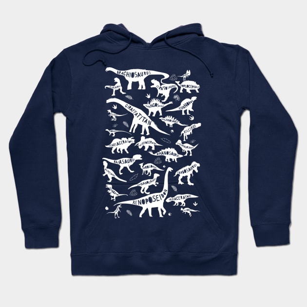 Dinosaur from A to Z Hoodie by cacostadesign